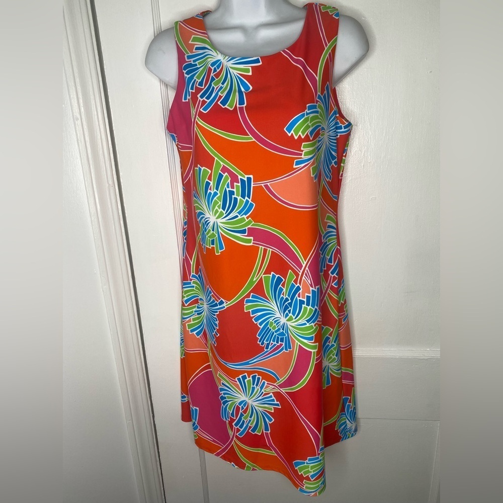 JUDE CONNALLY Vibrant Floral Sleeveless Dress